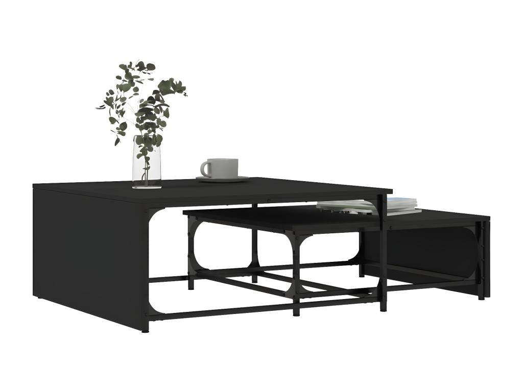 Nesting coffee tables, 2 pcs, Zensovaing¨¦nierie et m¨¦metal LSWU28391