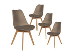 Zensova - Set of 4 Scandinavian Chairs Zensova FAQX20868