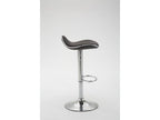 Bar stool - Zensova / Chrome metal - Dark grey - Shanghai AUKZ74624