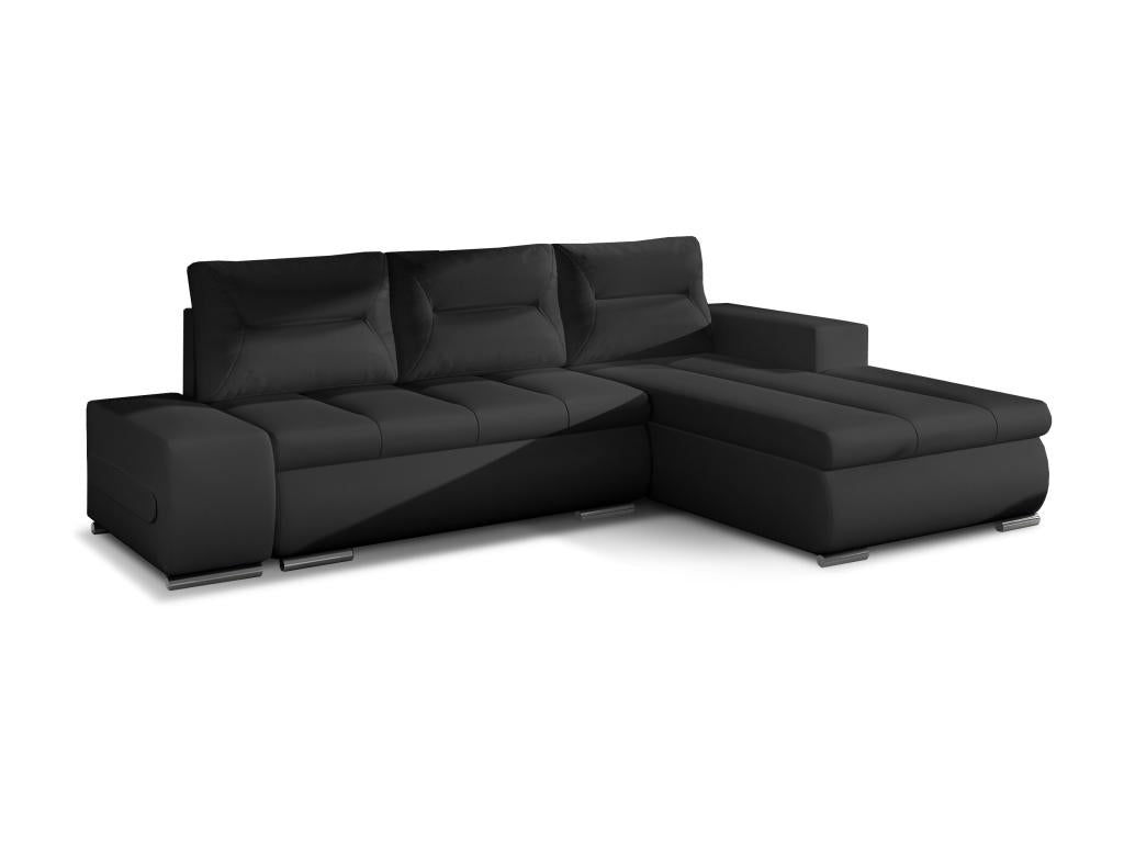 Zensova 275cm Right-Hand Corner Convertible Sofa in Faux Leather DCJO96156