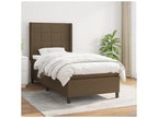 Zensova bed with mattress, dark brown, 90x190 XLFF50063