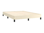 Cream Bed Frame 140x200 cm Faux Leather OTXA00998
