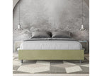 Upholstered storage bed 160x200 green microfiber Zensova ZPNW13246