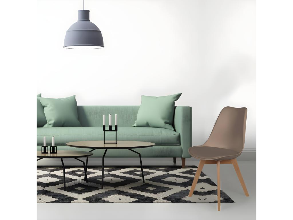 Zensova - Set of 4 Scandinavian Chairs Zensova FAQX20868