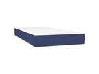 Bed base with mattress, blue, 80x200 cm, fabric, YYTU27417