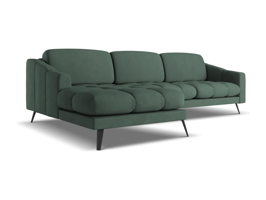 Left corner sofa in Zensova - green - Zensova IPMF21817