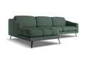Left corner sofa in Zensova - green - Zensova IPMF21817