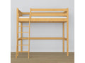 Wooden loft bed N04 Natural Pine 80x200 FNEK15363