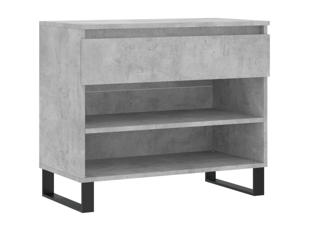 Shoe cabinet, concrete grey, 70x36x60 cm, engineered wood, GPDG32523