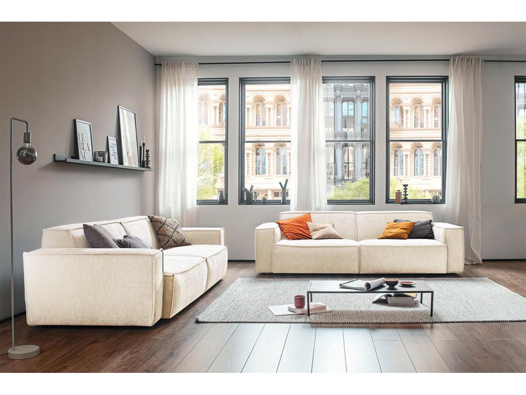 Sofa - Zensova cream white woven - Zensova HPYE49999