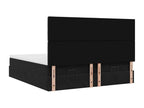 Bed frame with black velvet mattress 180x200cm AHZP82190