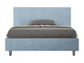 Zensova double bed without padding, 140x210 cm, light blue microfiber, Zensova EDWO13560