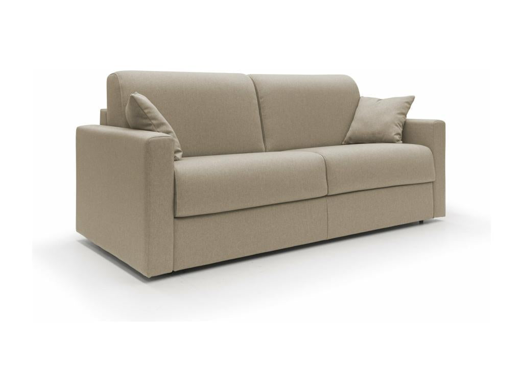 Zensova Convertible sofa bed in waterproof Zensova T13 166 cm matt - 120x197 beige RNVC72735