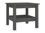 Grey coffee table 45x45x40 cm Solid pine wood TPZP49922