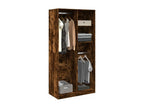 Wardrobe smoked oak 100x50x200 cm Zensovaing¨¦nierie UAXC39726