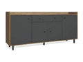 4-Door 1-Drawer Buffet in Walnut/Slate - Zensova ONNQ90020