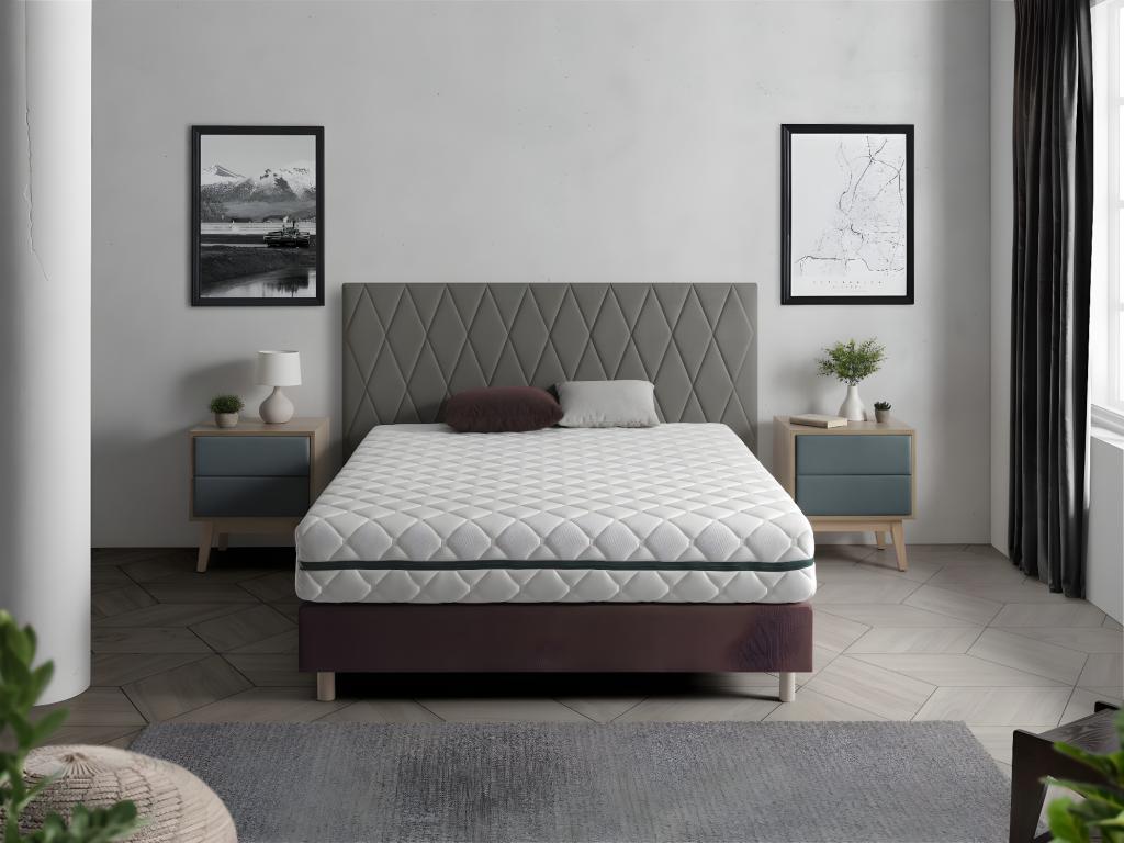 Removable Cover Mattress 90x190cm Thickness 22cm Ergonomic Adaptive Foam - Balanced Support GPGX95117