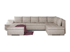 Zensova panoramic convertible sofa, light beige, Zensova 340cm - Chaise longue, left-hand side, BHUW13821