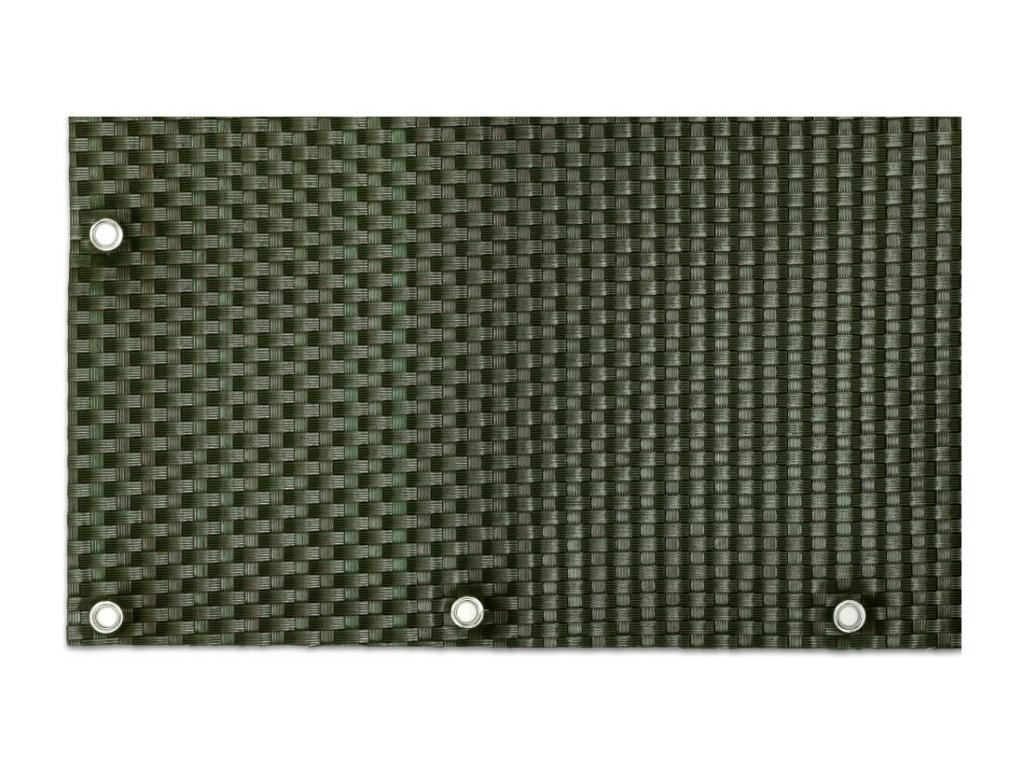 Zensova-view in braided resin with metal eyelets, green color, 1x5 m IPUU19888