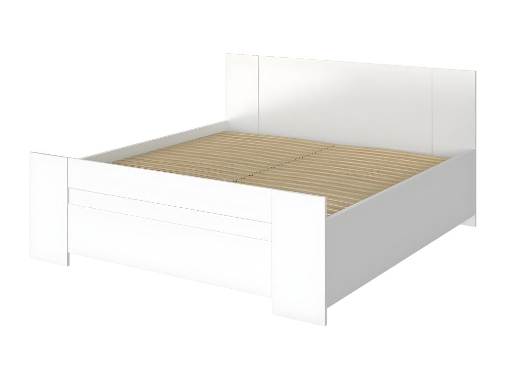 Lumenao 101 Double Bed, Light Brown, 160x200 cm, Laminate Base, Lumenao 165x205x90 cm, WRAW50105