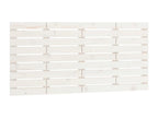 Wall-mounted headboard, white, 126x3x63 cm, solid pine wood, PWTE18017