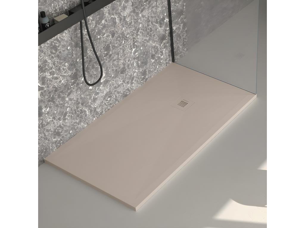 Zensova Plus slate sand shower tray with colored grid - 150x100 cm HJBU69822