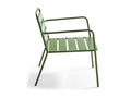 Elariva VAMV42361 Green Metal Low Garden Chair