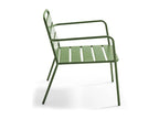 Elariva VAMV42361 Green Metal Low Garden Chair