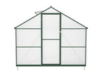 Polycarbonate and aluminum garden greenhouse - 7.48 m2 - Green - Zensova BDWY75492
