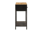 Console table 100x35x76 cm solid mango wood and iron WHUO84569