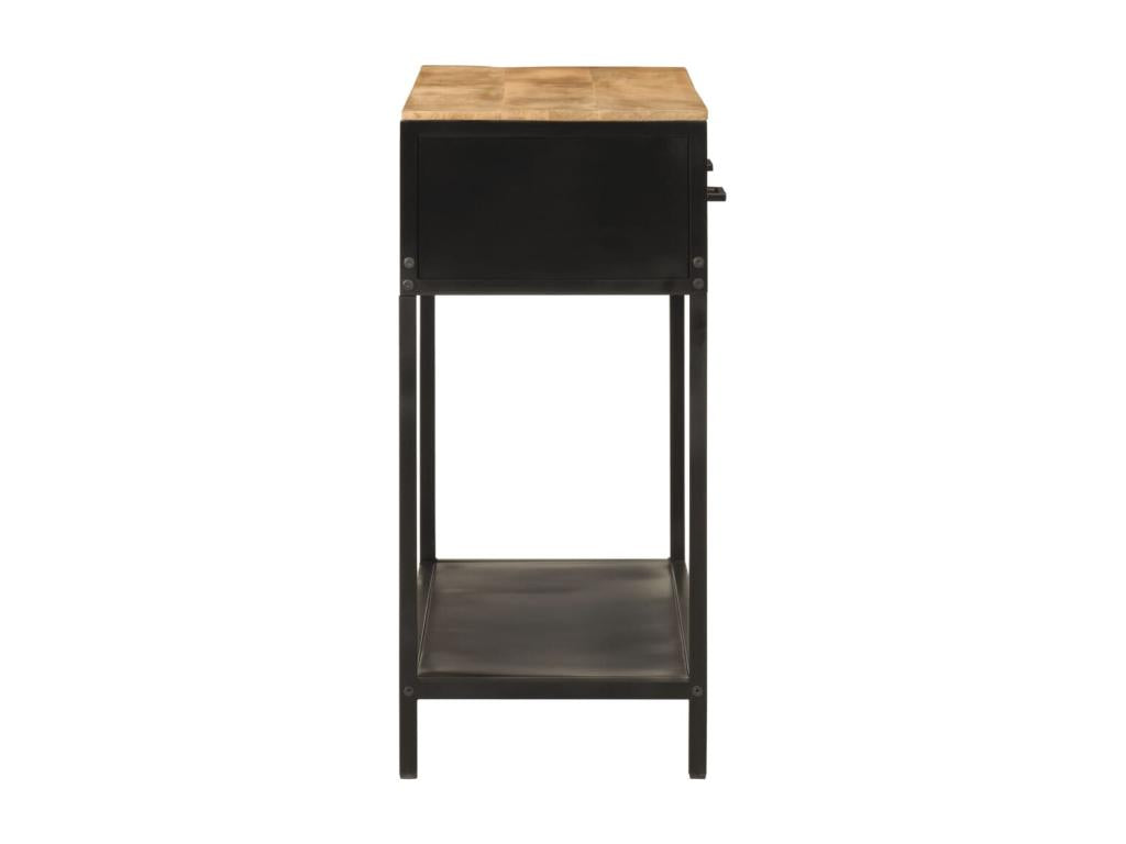 Console table 100x35x76 cm solid mango wood and iron WHUO84569