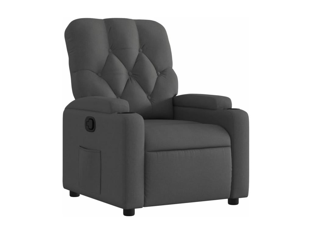 Dark Grey Reclining Armchair… Zensova PWGK23105