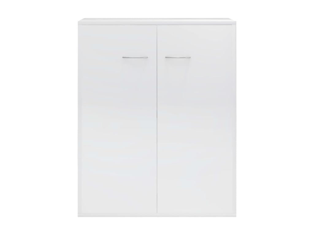 Glossy White Buffet 60x30x75 cm Chipboard MKLK68171