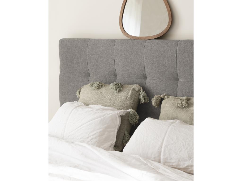 Elariva PVWO81961 Grey Upholstered Polyester Headboard 160x80cm