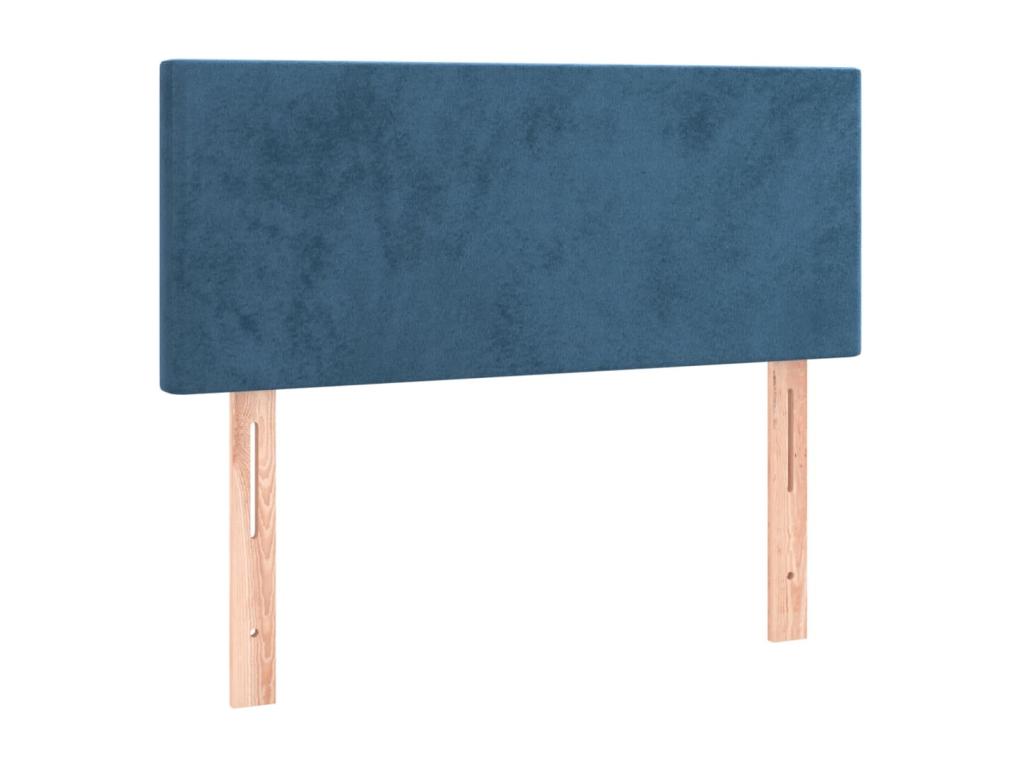 Dark Blue Headboard 100x5x78-88 Velvet KIRH23112