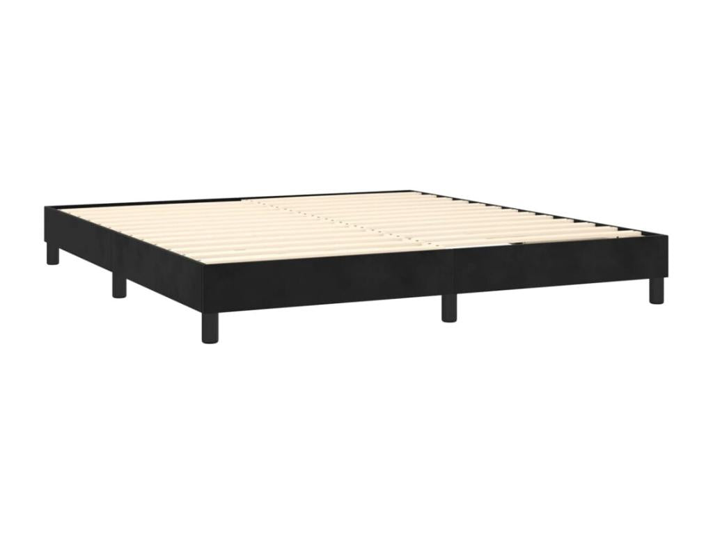 Zensova upholstered bed and Zensova mattress 160x200 cm Velvet MJLZ24843