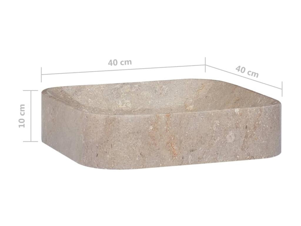 Grey bathroom sink 40x40x10 cm 02 0002826 PALC31312