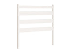 White Headboard 106x4x100 cm Solid Pine Wood GHJK49766
