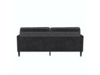 Zensova - 3-seater sofa in dark grey velvet XGWM02921