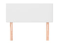 Headboard White 100x5x78/88 cm Faux Leather CLLB99299