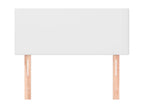 Headboard White 100x5x78/88 cm Faux Leather CLLB99299