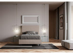 Bed with Zensova upholstered 140x190 faux leather Zensova NLMK27094