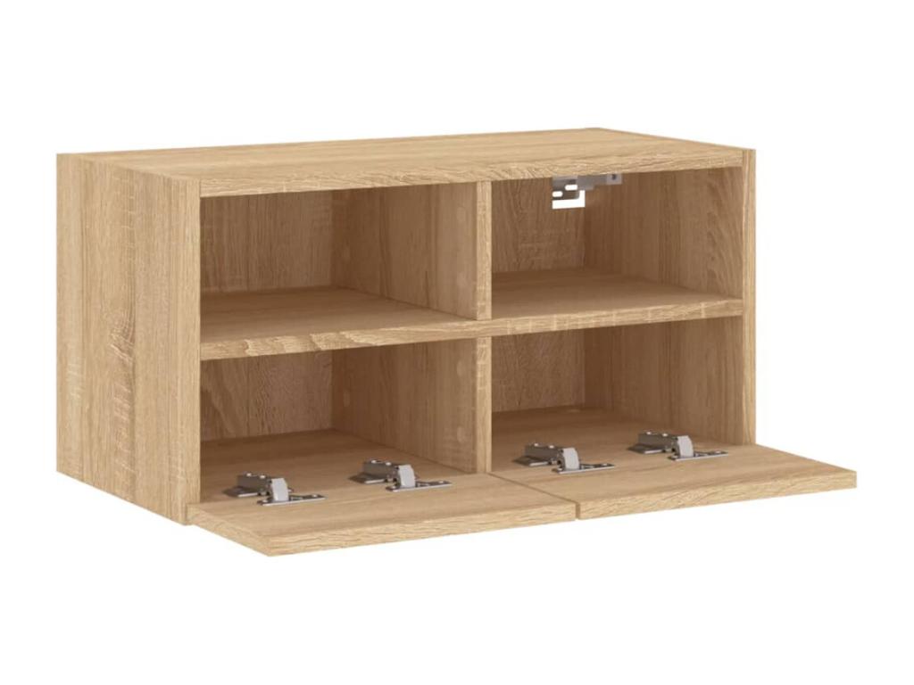 Zensova wall-mounted oak TV unit 60x30x30 cm Zensovaingénierie INXF82804