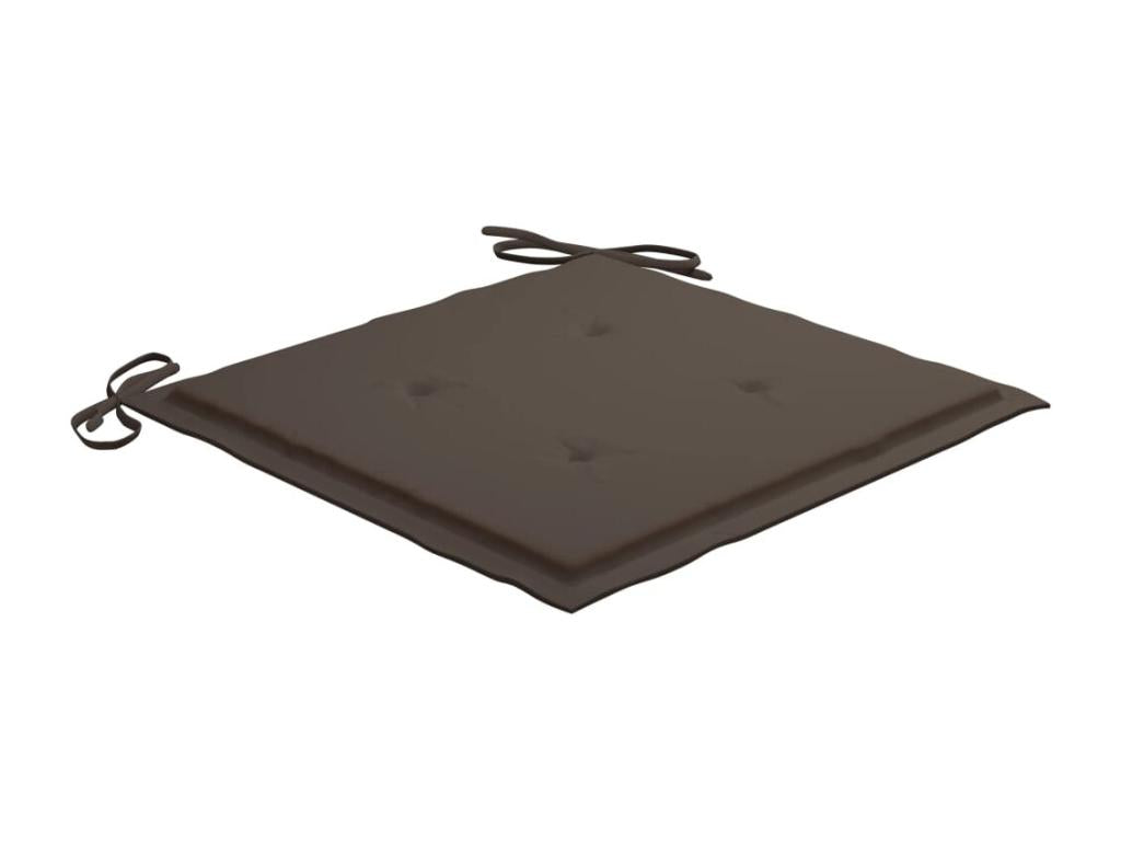 Zensova 2-piece garden chairs with cushions, solid teak wood AFYG29742