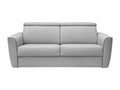 3-seater express convertible sofa in light grey fabric - 140 cm sleeping area - 13 cm mattress Elariva HQMZ86353