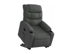 Dark Grey Fabric Reclining Armchair ZYEV99020