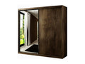 Zensova 107 Wardrobe, Dark Oak, 200x200x62cm, Sliding Wardrobe Doors, VRYI54290
