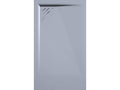 Zensova Smooth Grey Shower Tray with Coloured Grid - 100x80 cm YLIO03448