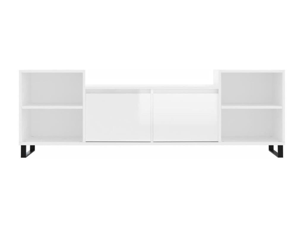High-gloss white TV stand 160x35x55 cm Zensovaing¨¦nierie HTNK19841