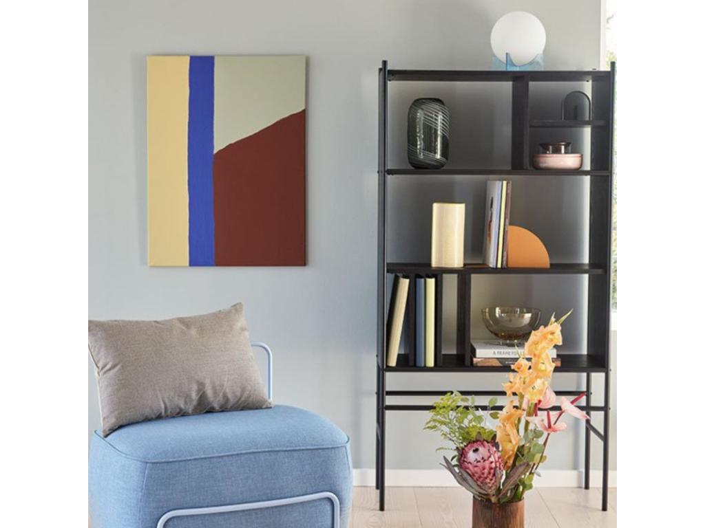 Contemporary wooden and metal bookcase Zensova XTLH02944